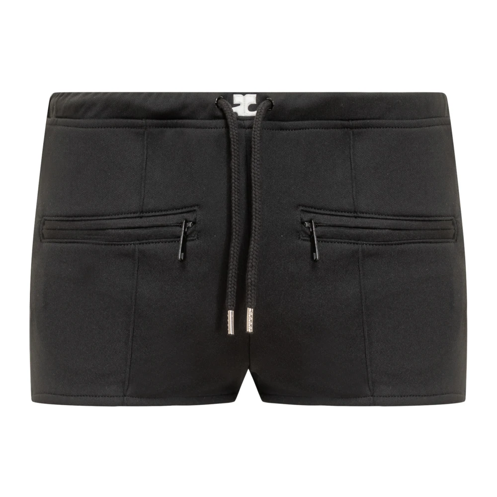 Courrèges Casual Shorts Black Dames