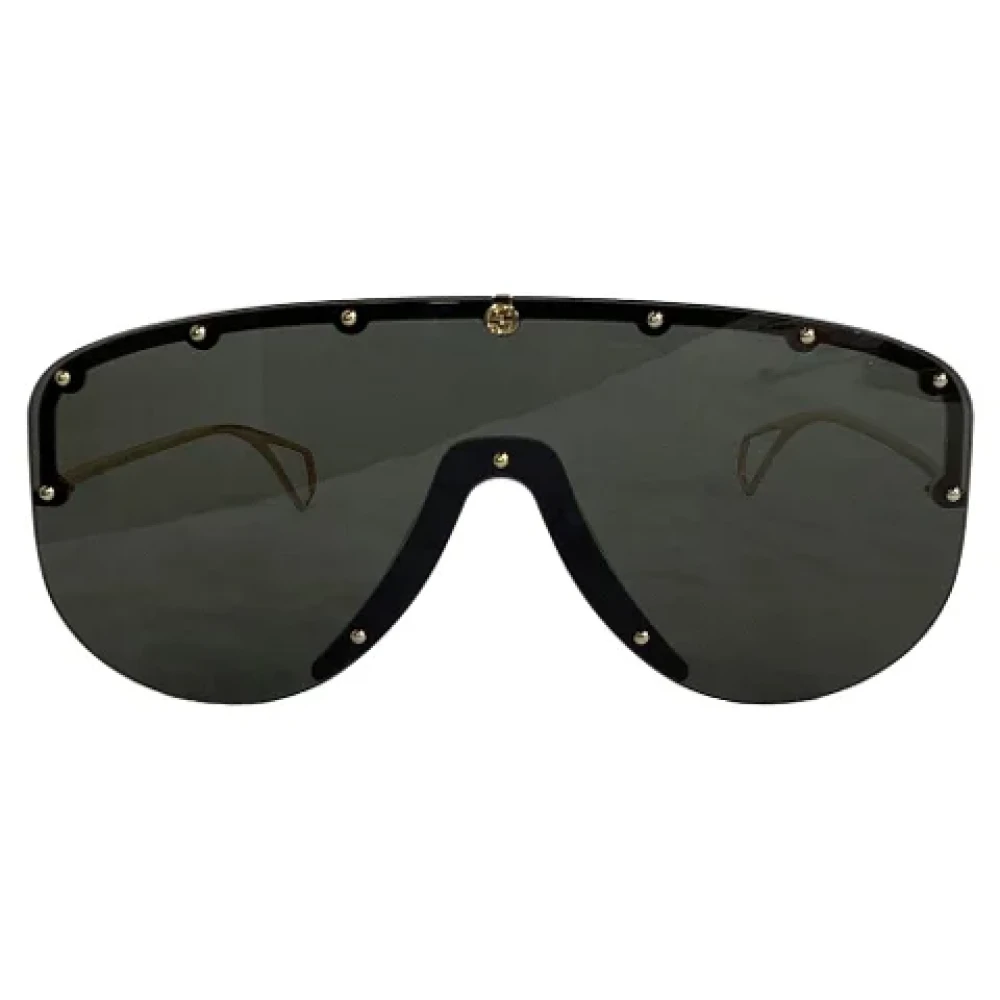 Gucci Vintage Pre-owned Plastic sunglasses Black Dames