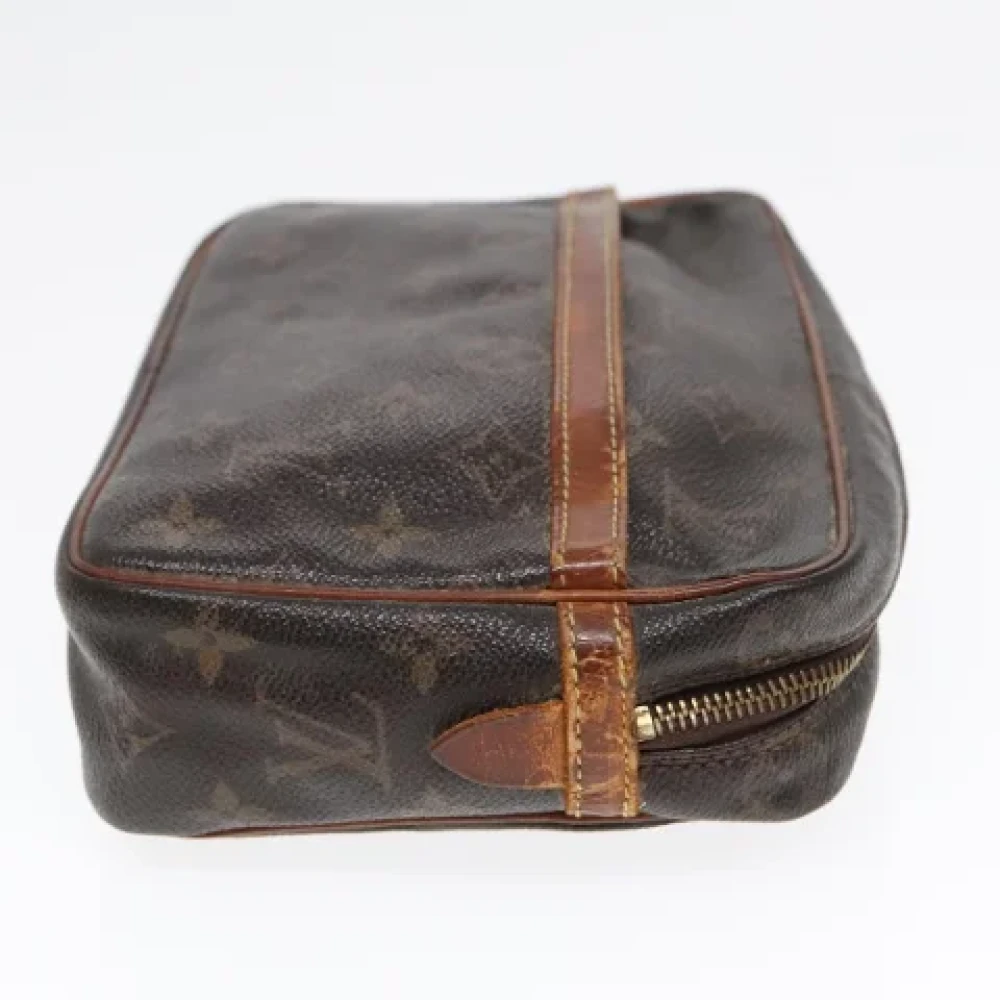 Louis Vuitton Vintage Pre-owned Canvas clutches Brown Dames