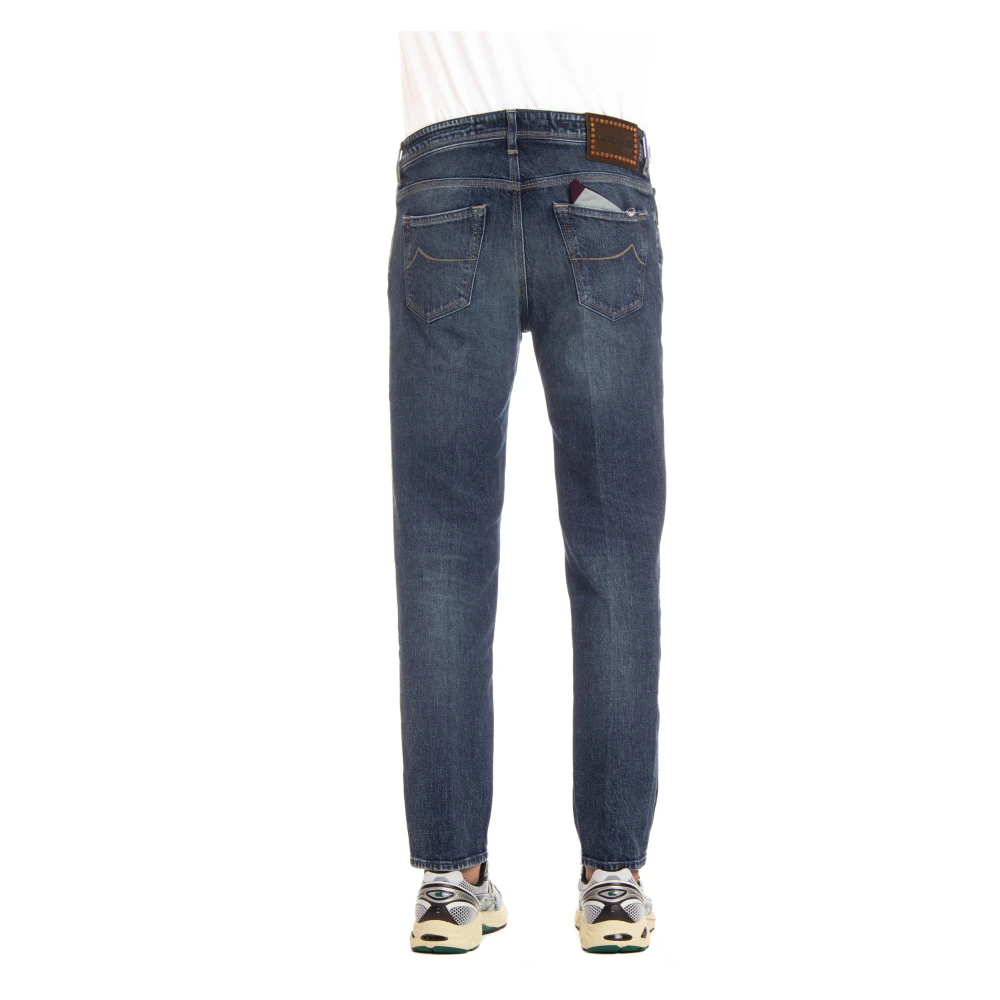 Jacob Cohën Luxe Denim Jeans met Speciaal Label Blue Heren