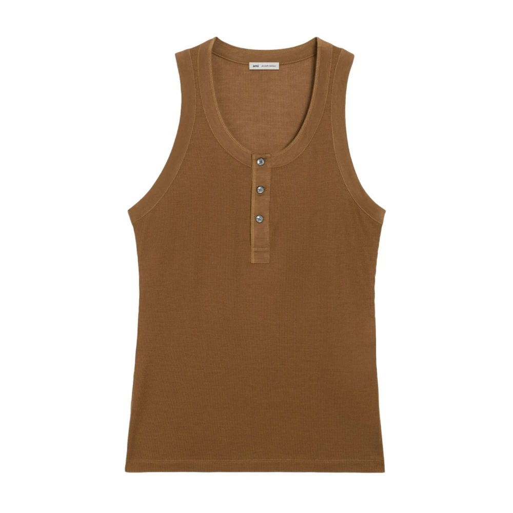 Tops > Sleeveless Tops - - Ami Paris - Modalova