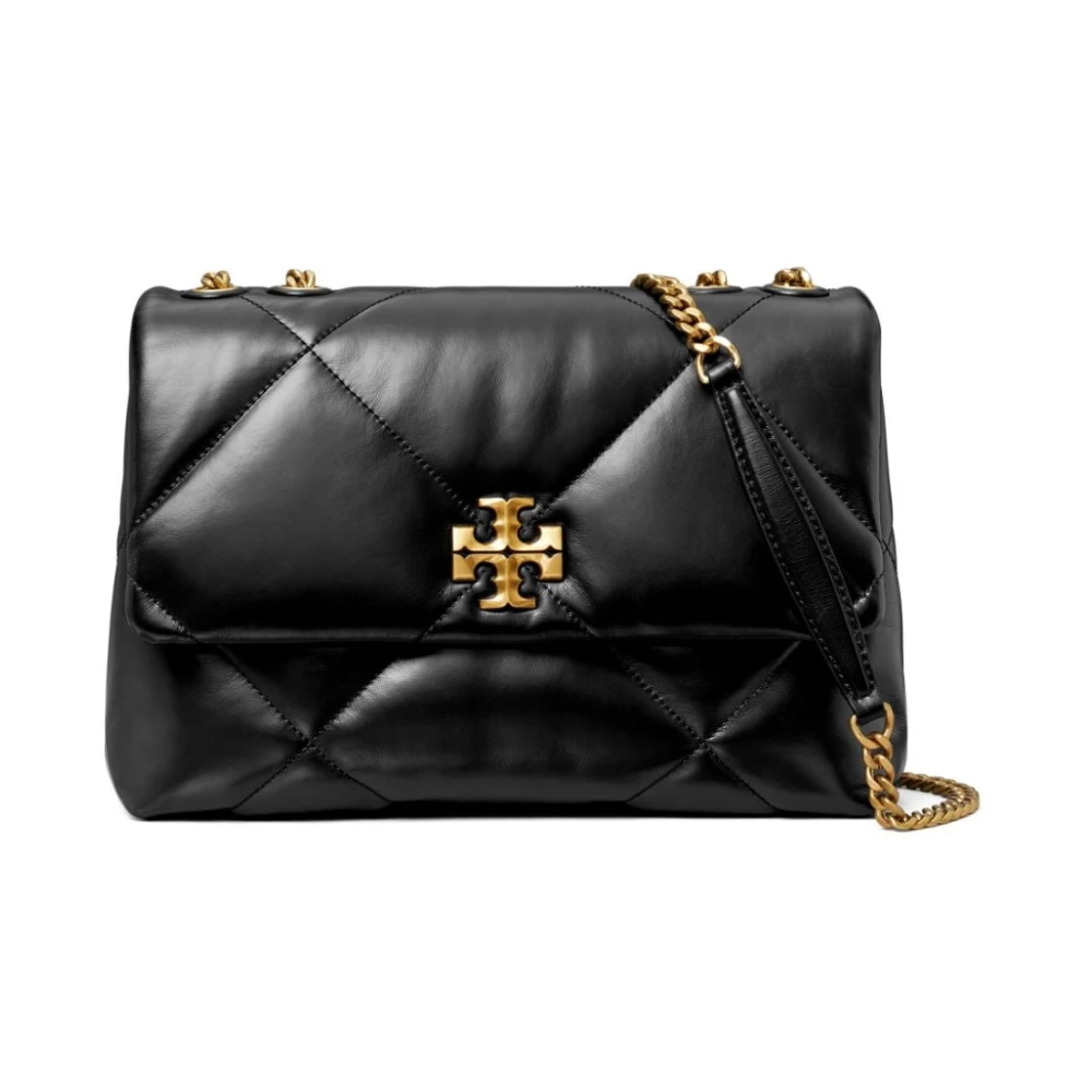Tory Burch Black Diamond Quilted Shoulder Bag - Female - Shoulder Bags - Black - One Size - Bags