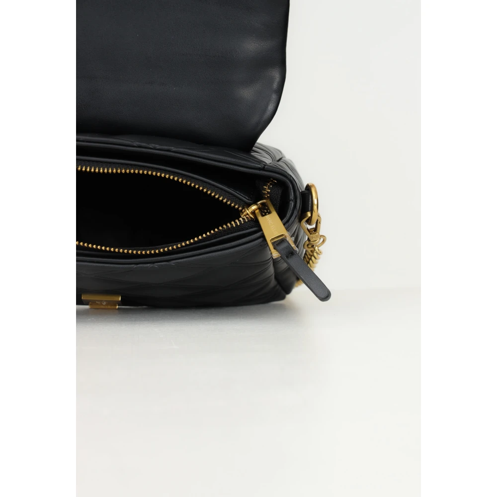 Marc Ellis Elegante Zwarte Schoudertas Aster Black Dames