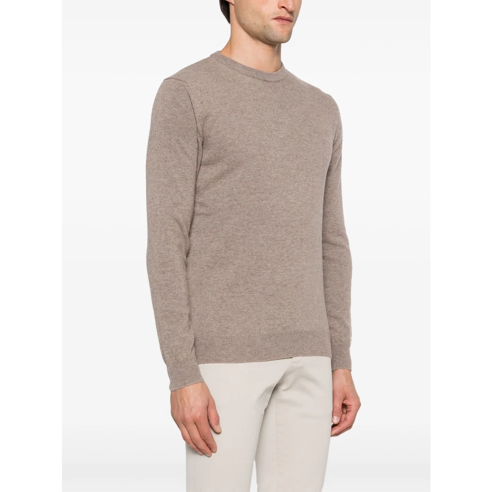 Woolrich Beige Sweater met Girocollo Neck Beige Heren