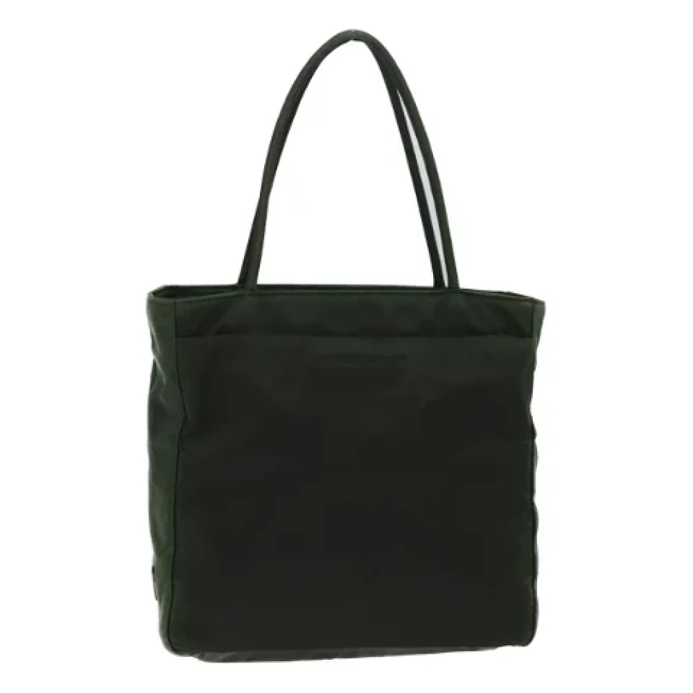 Prada Vintage Pre-owned Fabric totes Green Dames