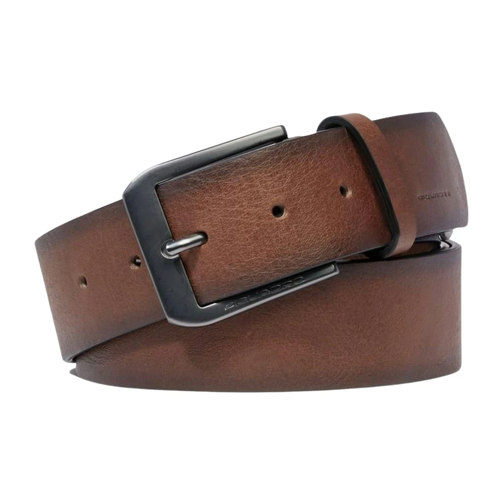 Piquadro Homme Marron Accessoires, Brun, Taille: One Size Ceinture En Cuir Avec Boucle À Ardillon