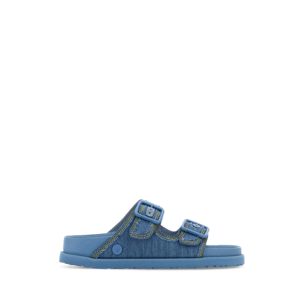 Birkenstock Sunshine Denim Tofflor Blue, Herr