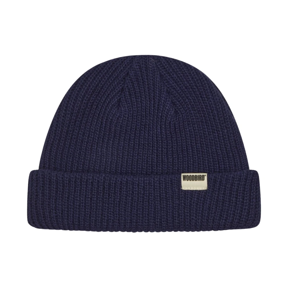 Woodbird Sport Beanie Hat Yeta Blue Heren