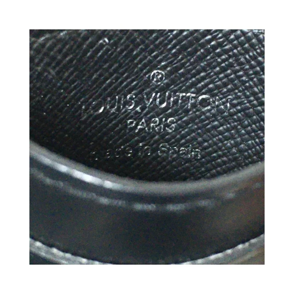 Louis Vuitton Vintage Pre-owned Cotton wallets Black Dames