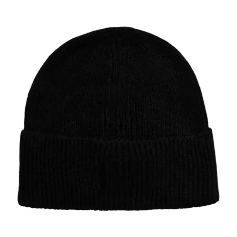 Calvin Klein Jeans Minimalistisch Logo Gebreide Muts Black Heren