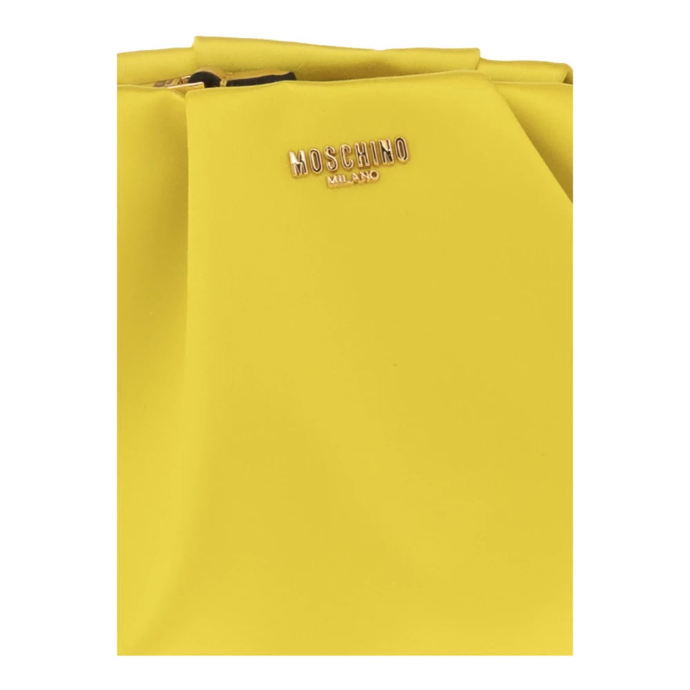 Moschino Shoulder bag with logo Yellow Dames
