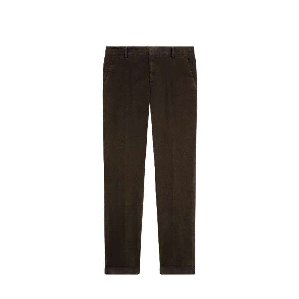 Dondup Katoenen Casual Broek Brown Heren