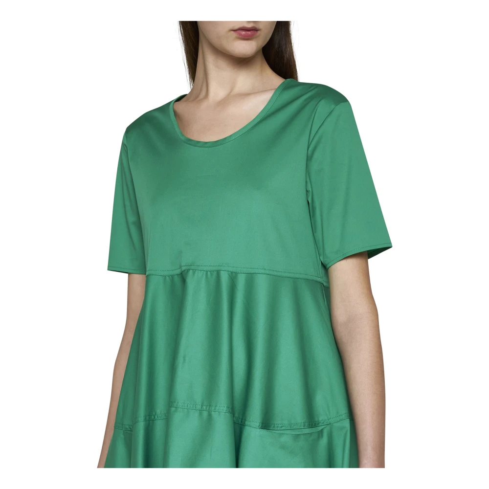 Blanca Vita Elegante jurk met tasche ruota b Green Dames