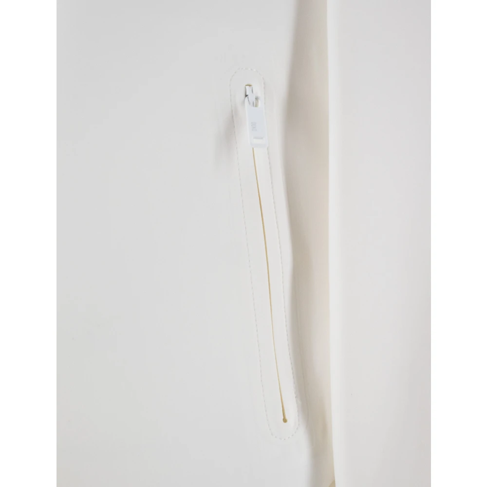 Duno Technische Stof Hoodie Jas White Dames