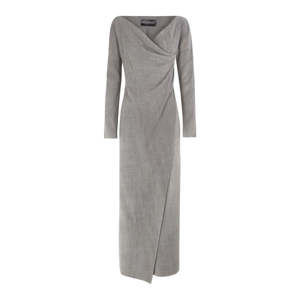 Cortana Felicita midi jurk van maagdelijke wol Gray Dames