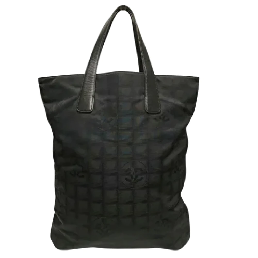 Chanel Vintage Pre-owned Fabric totes Black Dames