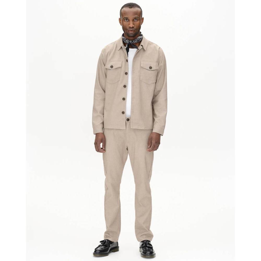 Gabba Stijlvolle Chino Broek Venza Shafi Brown Heren