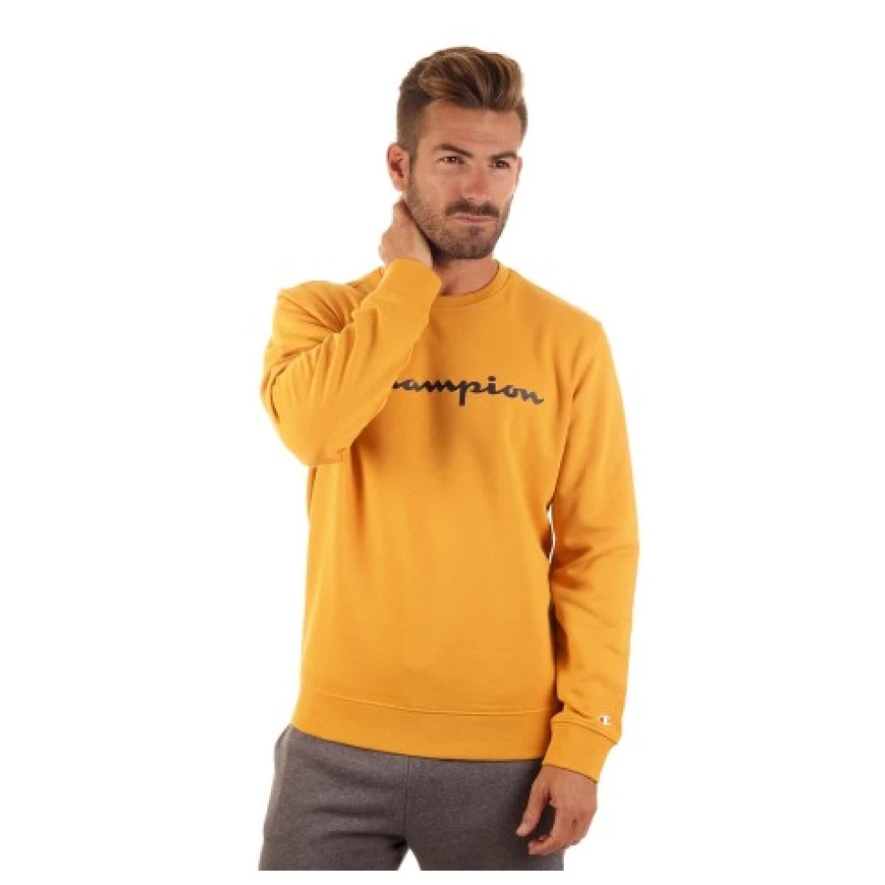 Champion Heren Sweatshirt Yellow Heren