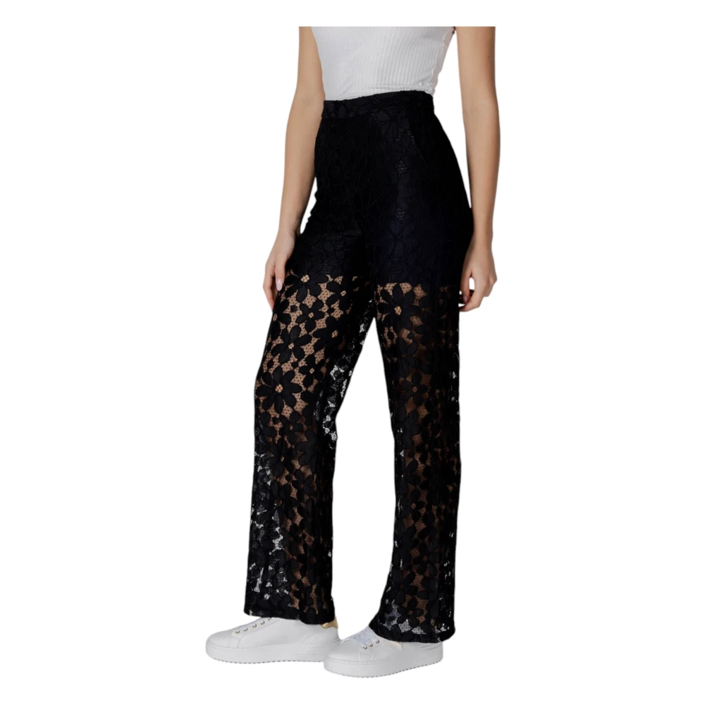 Desigual Palace Pants Collection 100% Polyester Black Dames