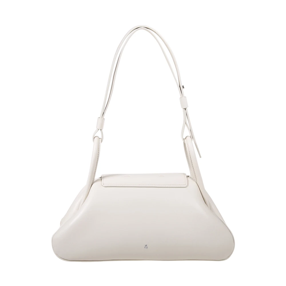 Amina Muaddi Gemini tas White Dames