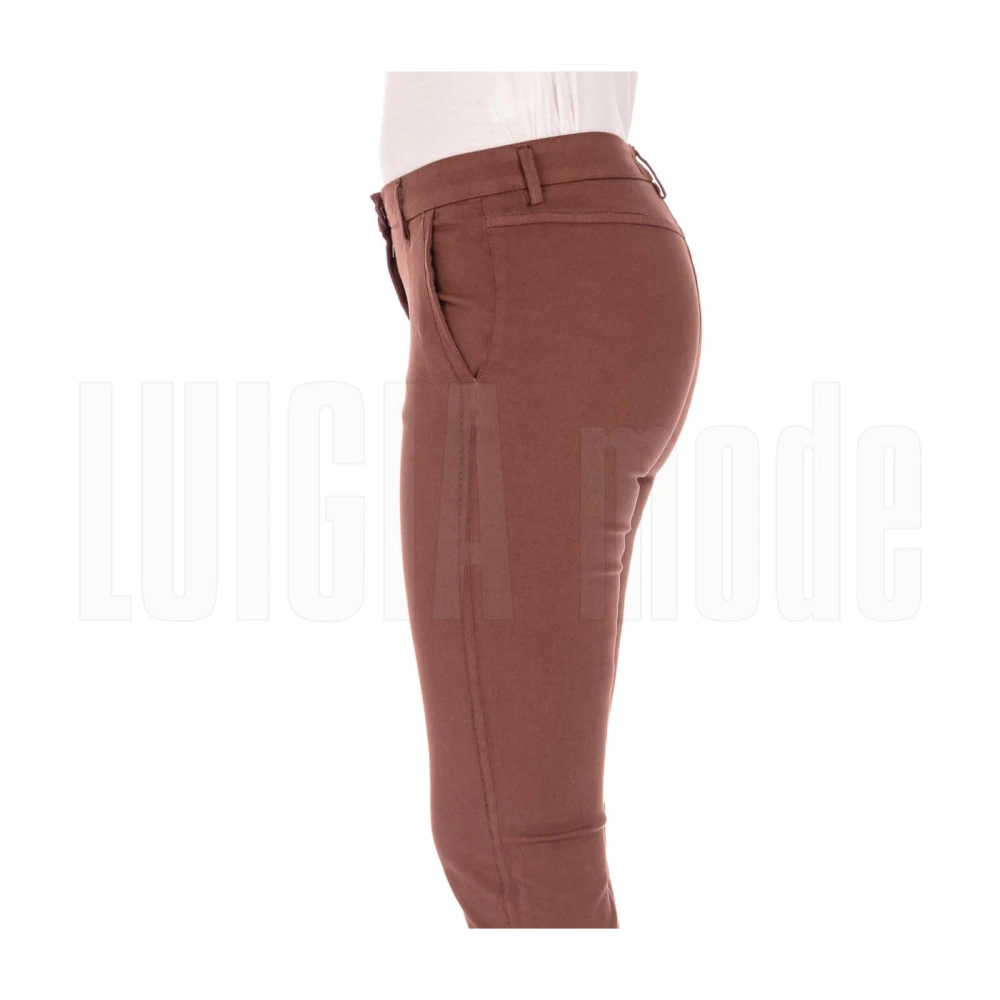 Via Masini 80 Stijlvolle Herenbroek Brown Dames