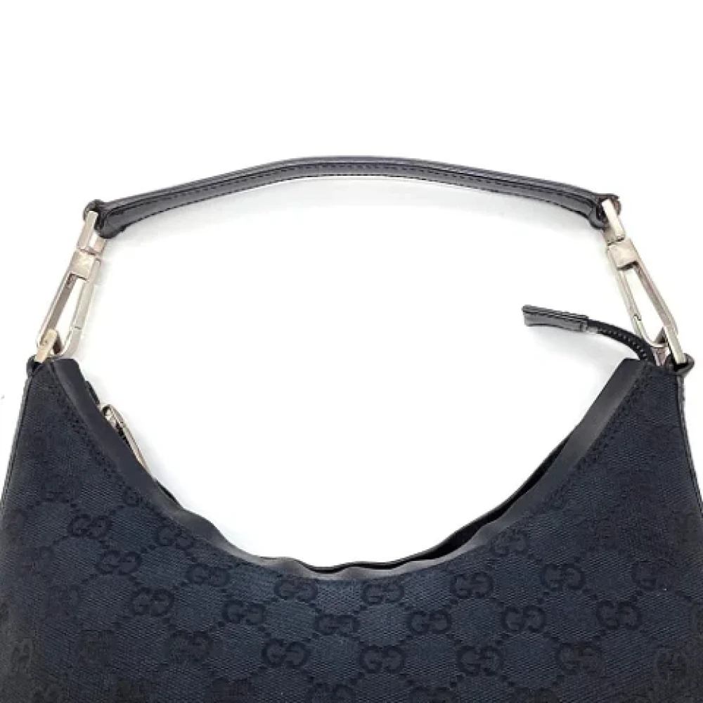 Gucci Vintage Pre-owned Canvas handbags Black Dames