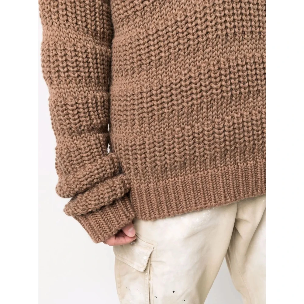 Dsquared2 Stijlvolle Pullover voor Mannen Brown Heren