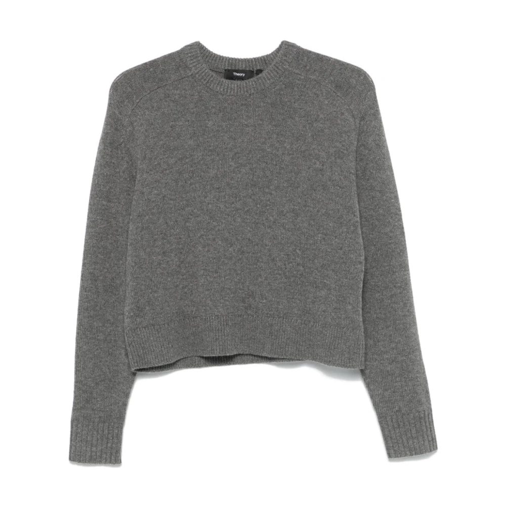 Theory Grijze Sweatshirt Aw24 Damesmode Gray Dames