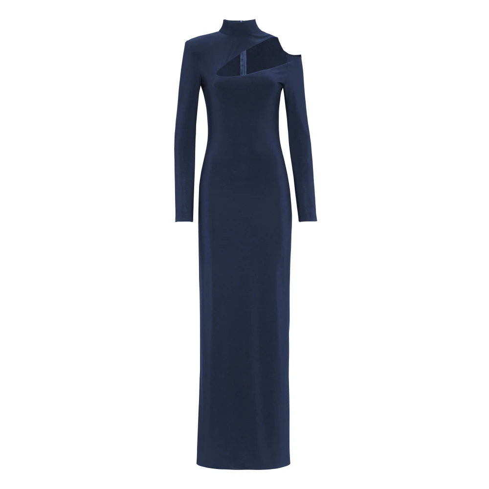 MVP wardrobe Prometea Lange Jurk Blue Dames