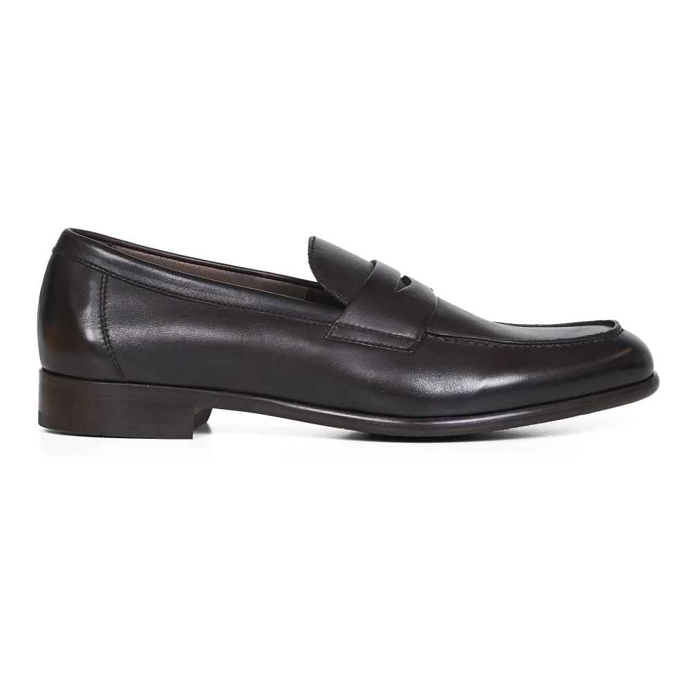 Doucal's Men's Brown Du3400strauy188tm00 Leather Loafer - Loafers - 9 Uk - Shoes
