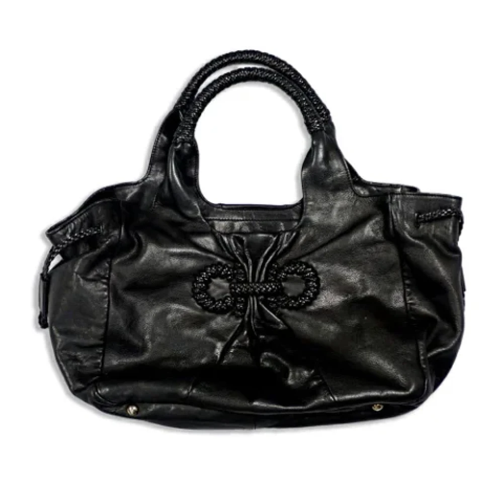 Salvatore Ferragamo Pre-owned Leather totes Black Dames