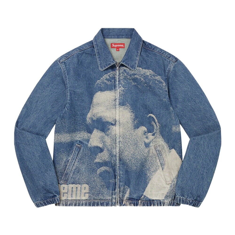 Limitierte Auflage John Coltrane Denim Jacke Blau | Supreme | Jeansjacken |  Miinto