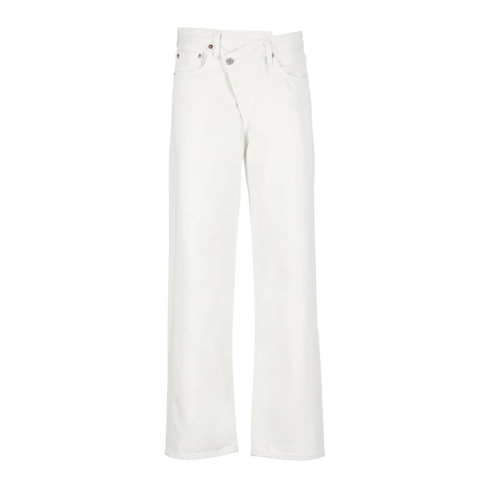 Agolde Icon Denim Witte Jeans White Dames