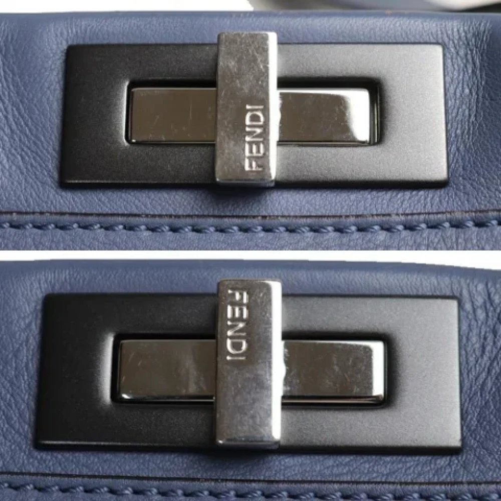 Fendi Vintage Pre-owned Fabric fendi-bags Blue Dames