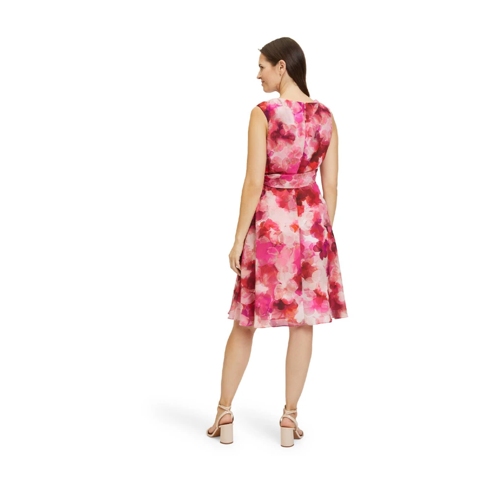 Vera Mont Mouwloze Korte Jurk Pink Dames