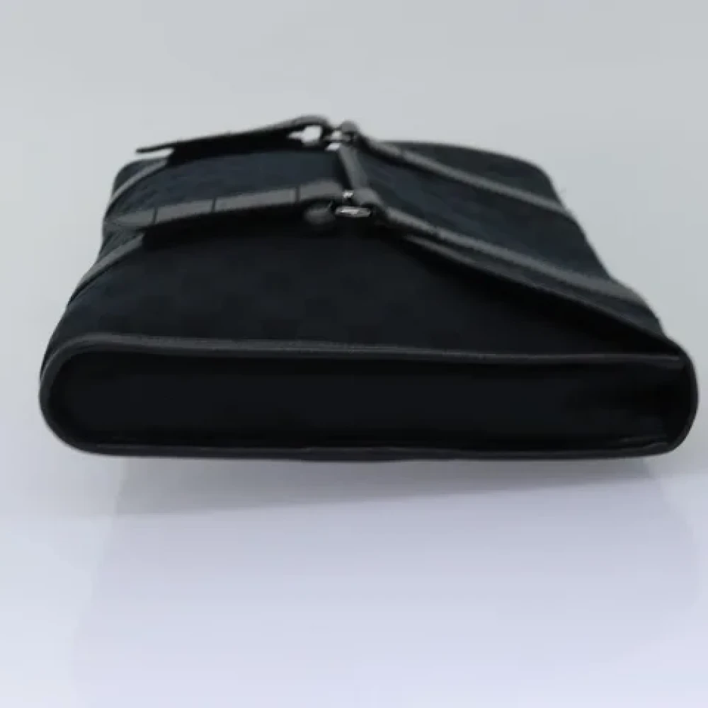 Gucci Vintage Pre-owned Fabric home-office Black Dames