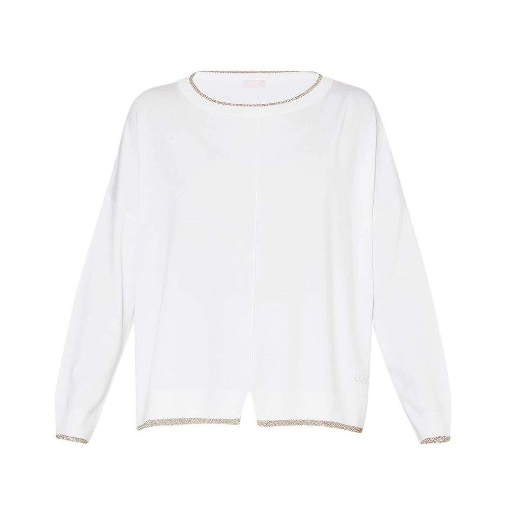 Liu Jo Witte Sweater Ma4074 Ms49I Stijl White Dames