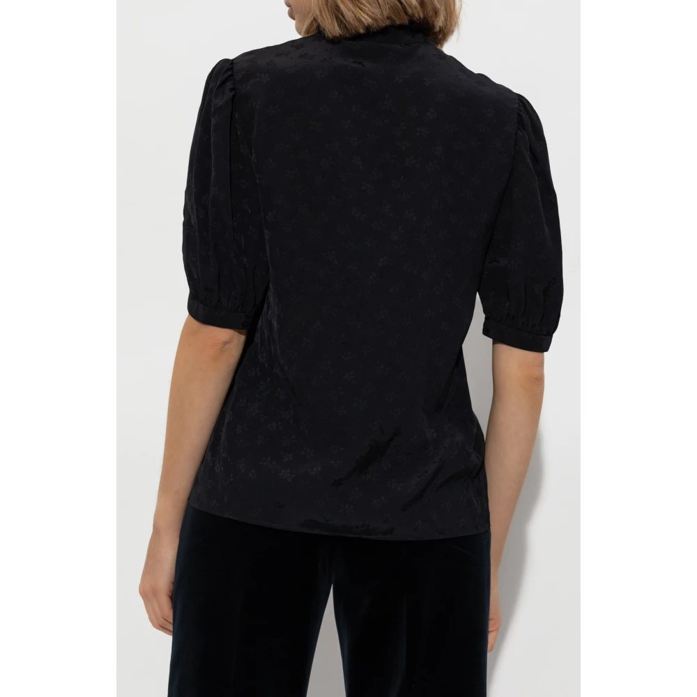 Chloé Top met bloemenpatroon Black Dames