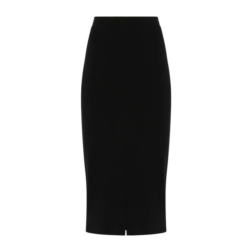 Pinko Women's Black Vasca Midi Skirt - Pencil Skirts - M - Skirts