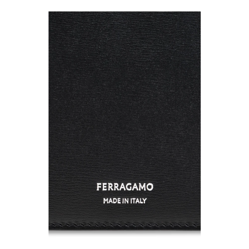 Salvatore Ferragamo Leren portemonnee Black Dames