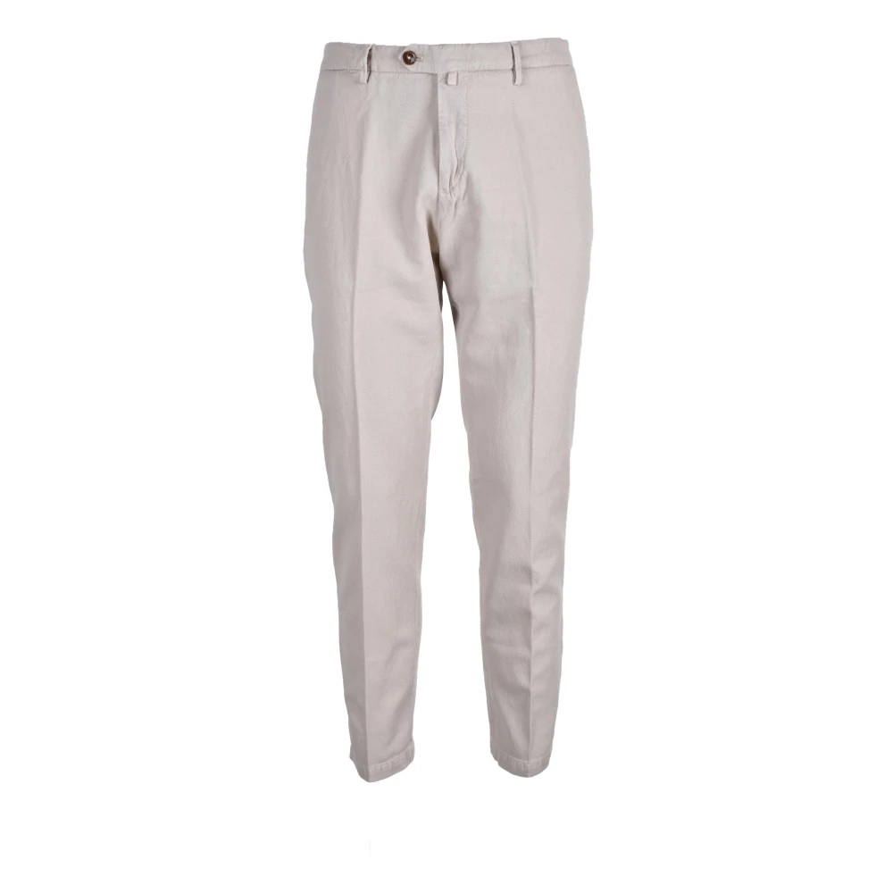 Briglia Casual katoenblend broek Gray Heren