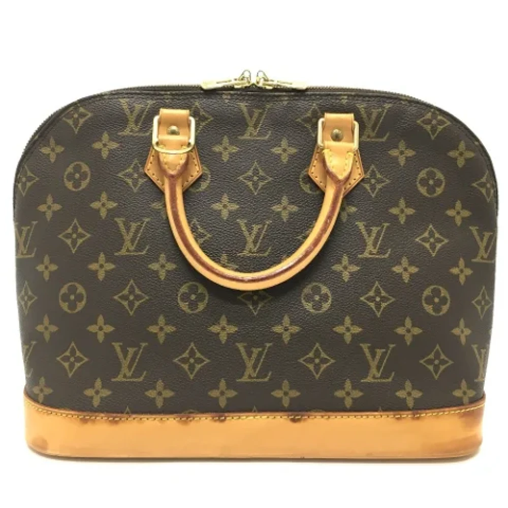 Louis Vuitton Vintage Pre-owned Fabric handbags Brown Dames