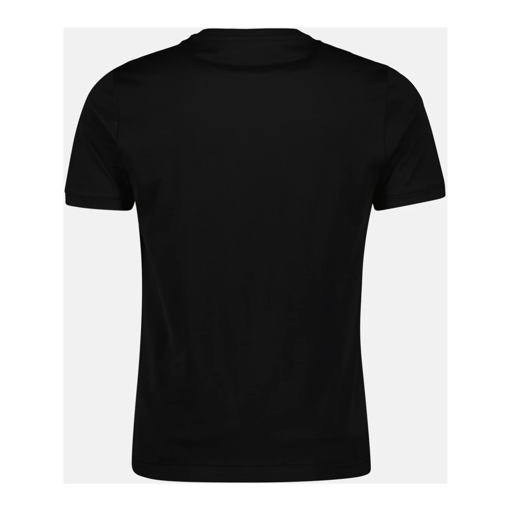 Fendi Roma Collectie Zwart Katoenen T-shirt Black Heren