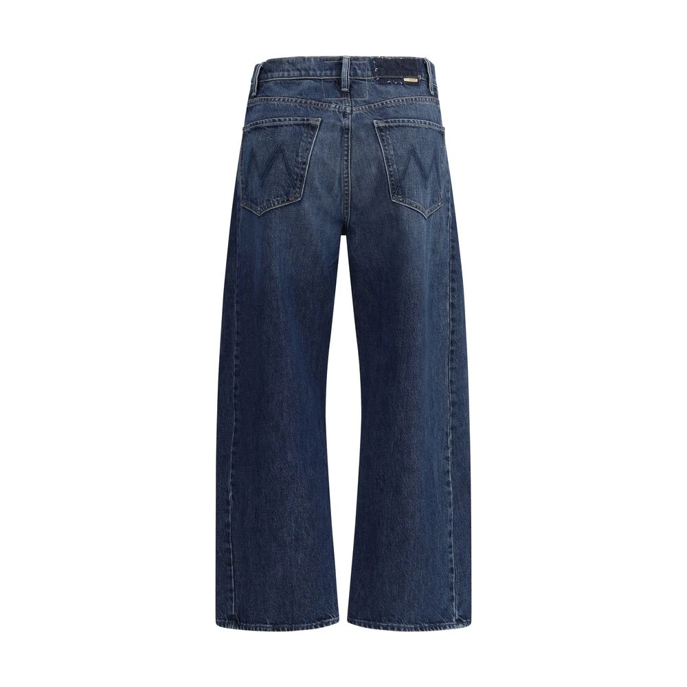 Mother Wijde Pijp Enkel Jeans Blue Dames