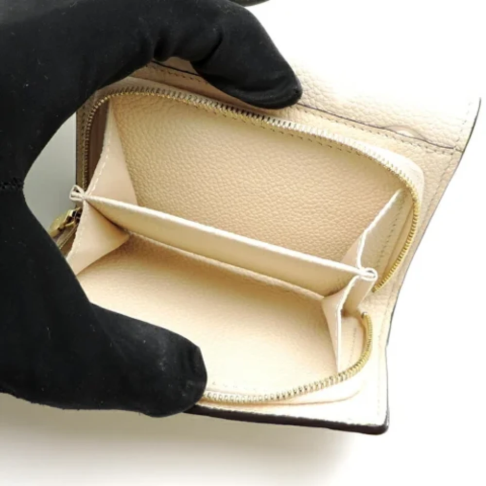 Louis Vuitton Vintage Pre-owned Canvas wallets White Dames