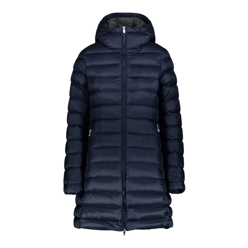 Ciesse Piumini Lange Gewatteerde Jas Blue Dames
