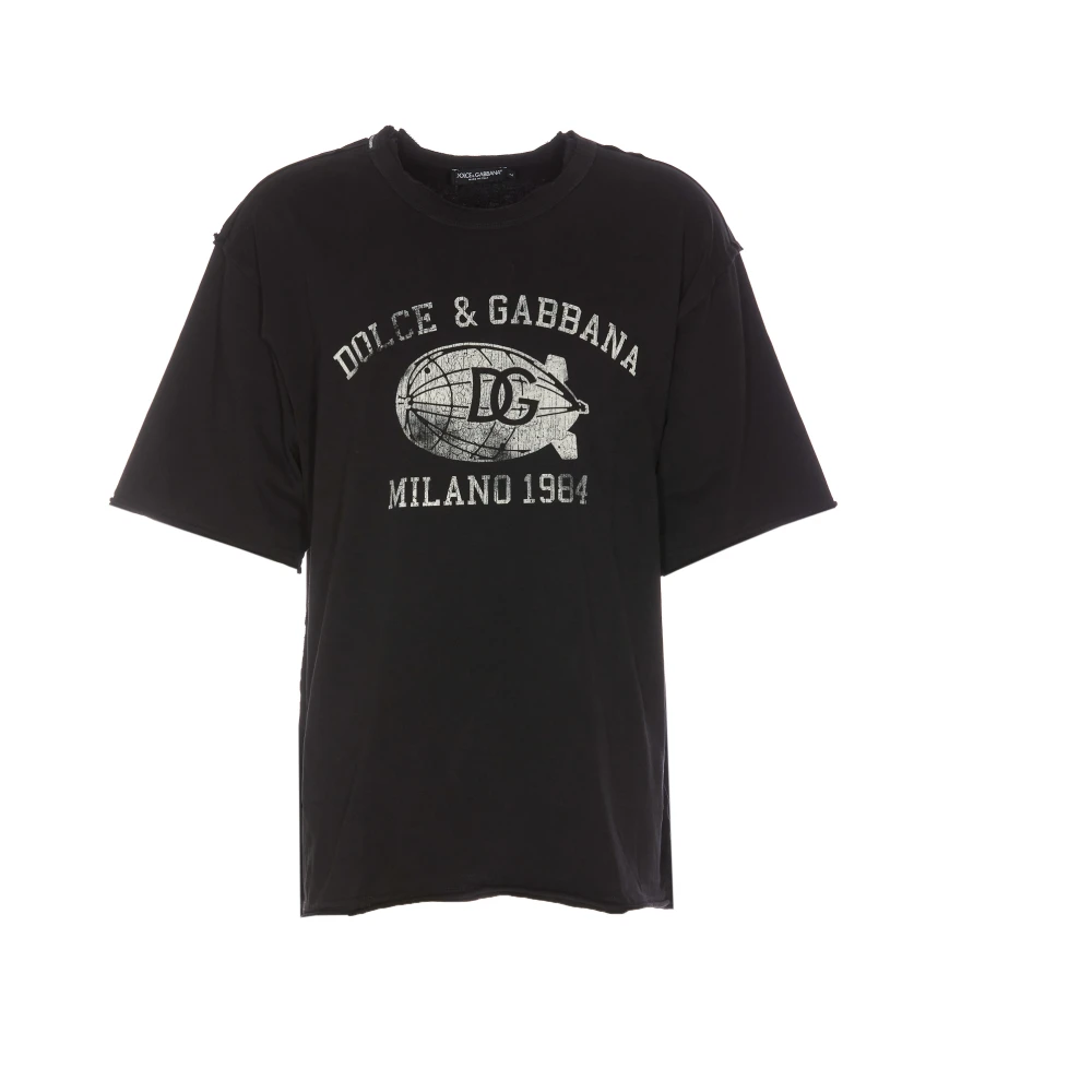 Dolce & Gabbana Zwarte T-shirts en Polos Black Heren