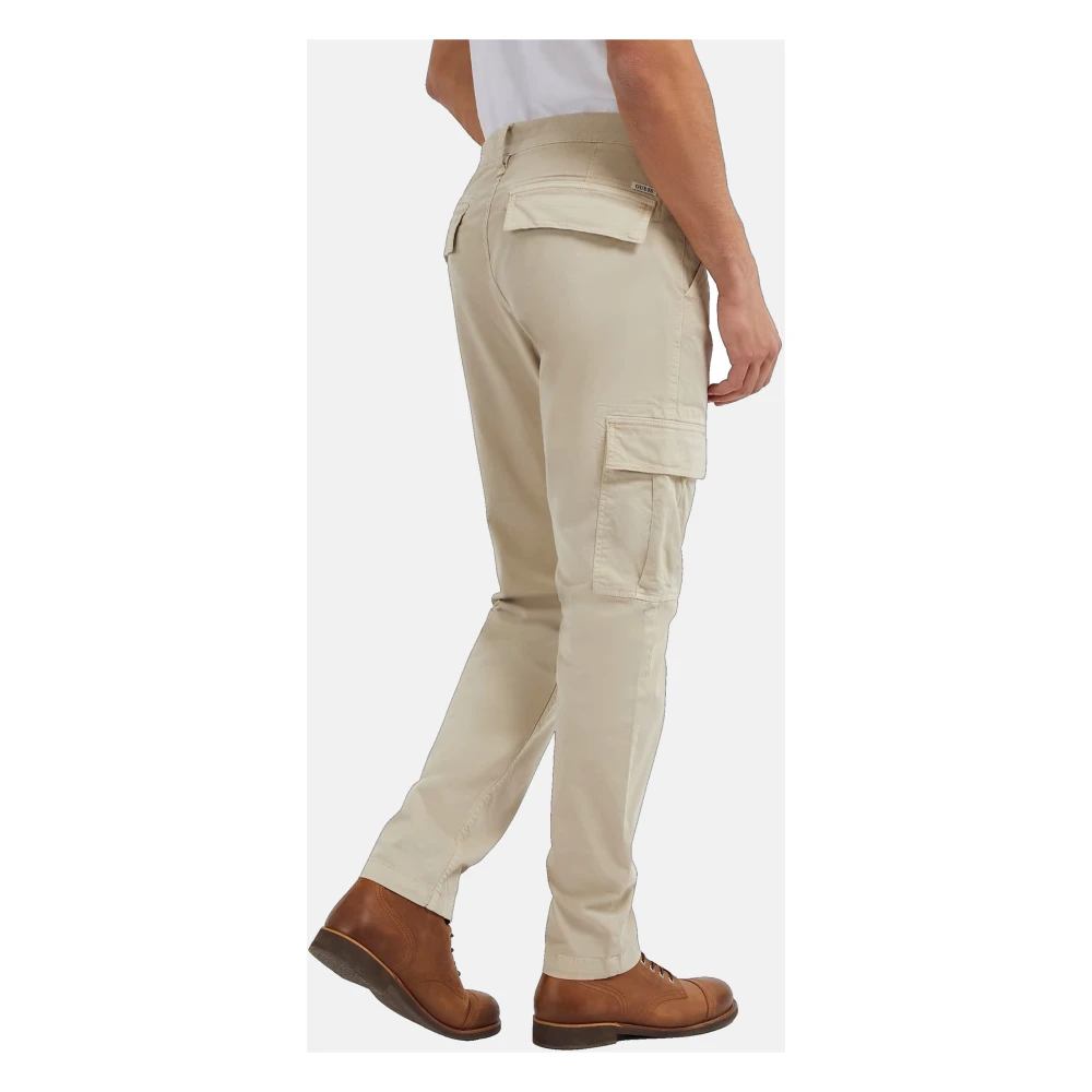 Guess Slim-fit Trousers Beige Heren