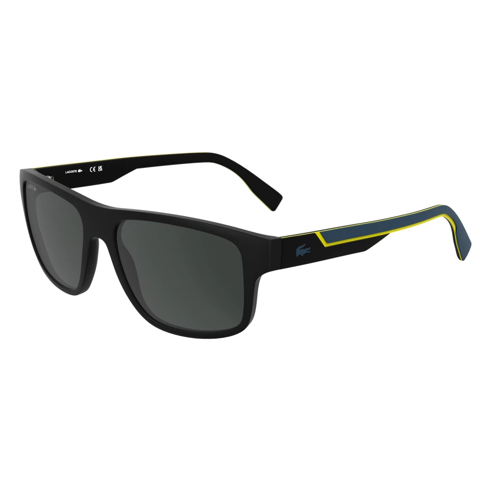 Lacoste Men's Black Stylish Sunglasses In - Sunglasses - 57 Mm - Accessories