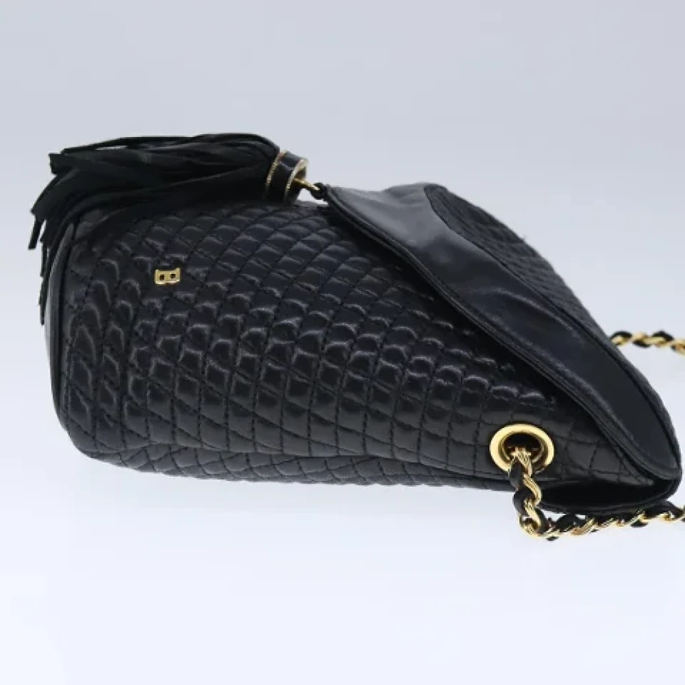 Bally Pre-owned Leather shoulder-bags Black Dames